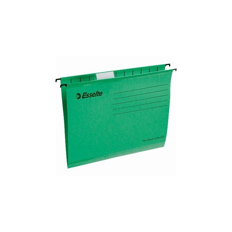 pack-de-25-unidades-esselte-carpeta-colgante-classic-210gr-lomo-v-acceso-superior-a4-verde