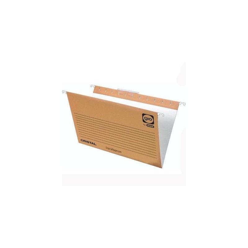 pack-de-25-unidades-gio-carpeta-colgante-visor-corto-cristal-folio-lomo-v-kraft-bicolor