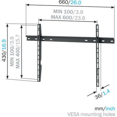 soporte-monitor-mnt-300-flat-wall-mount-40-65-vogels-vogels-mnt-300-flat-wall-mount-40-65-inch