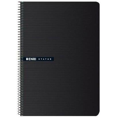 pack-de-5-unidades-enri-cuaderno-espiral-100h-folio-cuadricula-4x4-negro