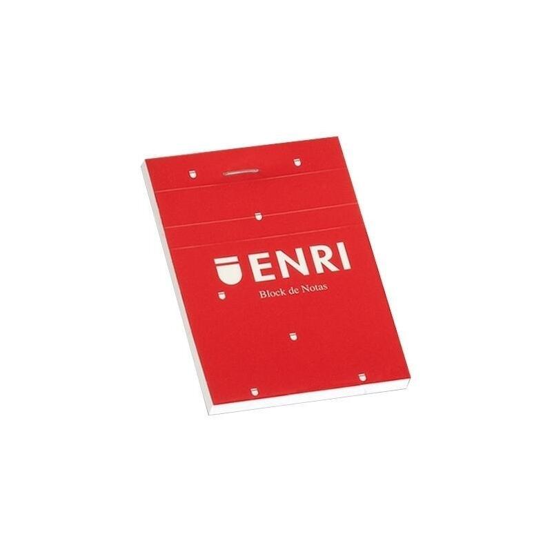 pack-de-5-unidades-enri-bloc-de-notas-grapado-80h-a4-liso-tblanda-rojo