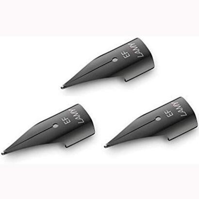 pack-de-5-unidades-lamy-plumin-z50-recambio-ef-acero-pulido-negro