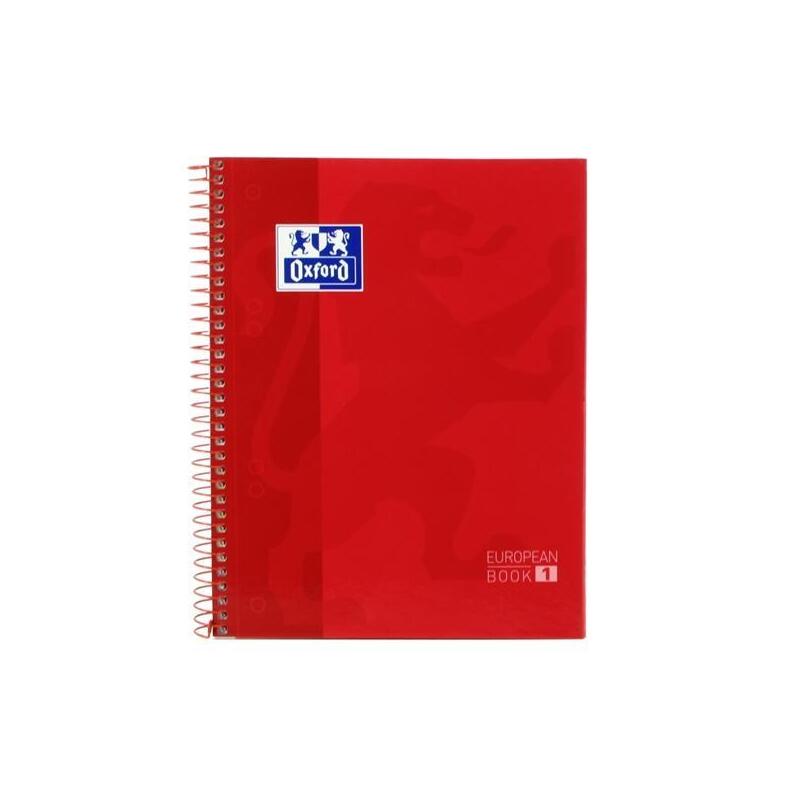 pack-de-5-unidades-oxford-cuaderno-europeanbook-1-a5-80h-5x5mm-textradura-rojo