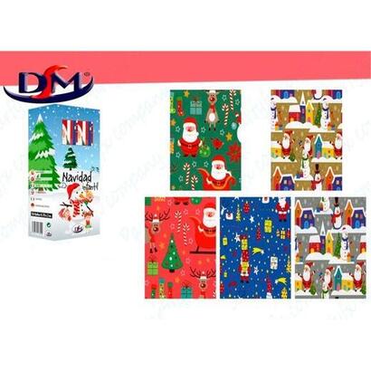 pack-de-50-unidades-dm-rollo-papel-de-regalo-navidad-infantil-70cm-x-2m