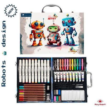 roymart-set-art-studio-maletin-53-piezas-artist-robots-csurtidos