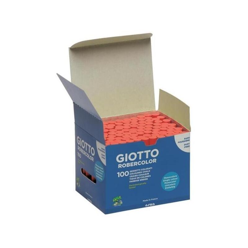 giotto-tiza-robercolor-rojo-antipolvo-caja-de-100