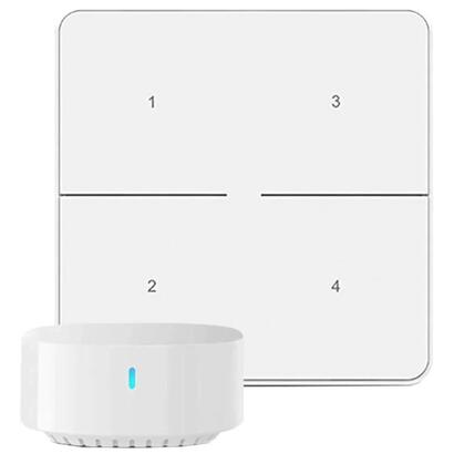 kit-broadlink-interruptor-broadlink-smart-button-hub-s3-wifi-fast-con-blanco