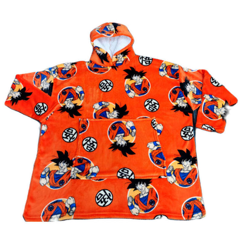 bata-sudadera-oversize-dragon-ball-coral-adulto