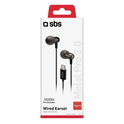 sbs-metal-pro-20-in-ear-usb-c-negro