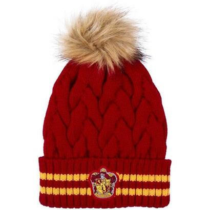 gorro-tricot-pompom-harry-potter-gryffindor-red-talla-u