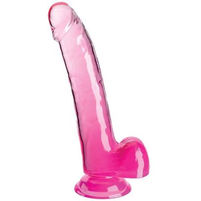 king-cock-clear-dildo-con-testiculos-203-cm-rosa