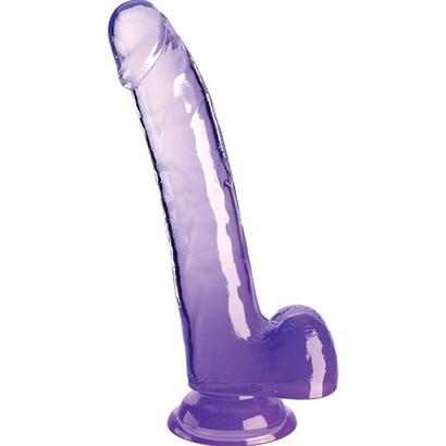 king-cock-clear-dildo-con-testiculos-203-cm-morado