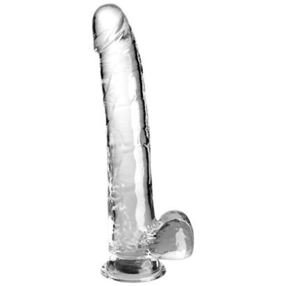 king-cock-clear-dildo-con-testiculos-248-cm-transparente