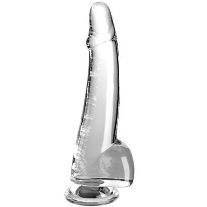 king-cock-clear-dildo-con-testiculos-19-cm-transparente