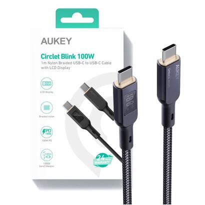 aukey-cb-mcc102-cable-usb-c-power-delivery-pd-100w-5a-led-18m-nylon-negro