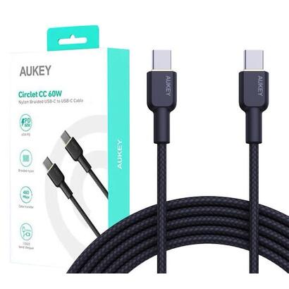 aukey-cb-ncc2-cable-sb-c-type-c-power-delivery-pd-60w-3a-18m-nylon-negro