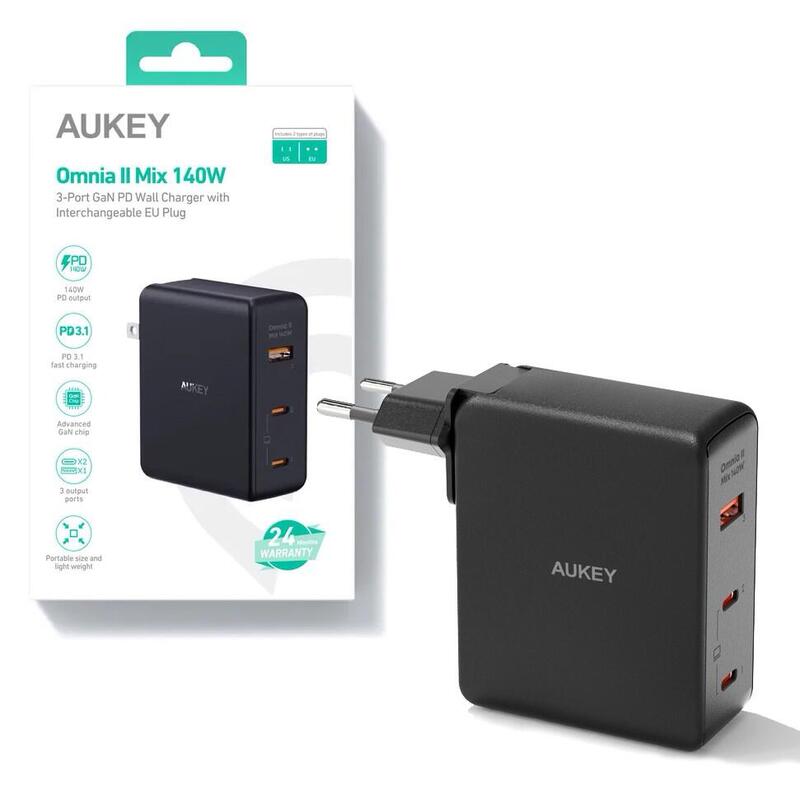 cargador-de-red-aukey-pa-b7o-omnia-ii-gan-2xusb-c-1xusb-a-pd-31-pps-140w-euusuk