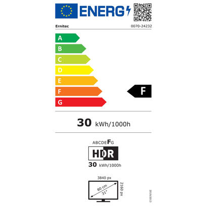 monitoer-ernitec-0070-24232-led-display-813-cm-32-3840-x-2160-pixeles-4k-ultra-hd-negro