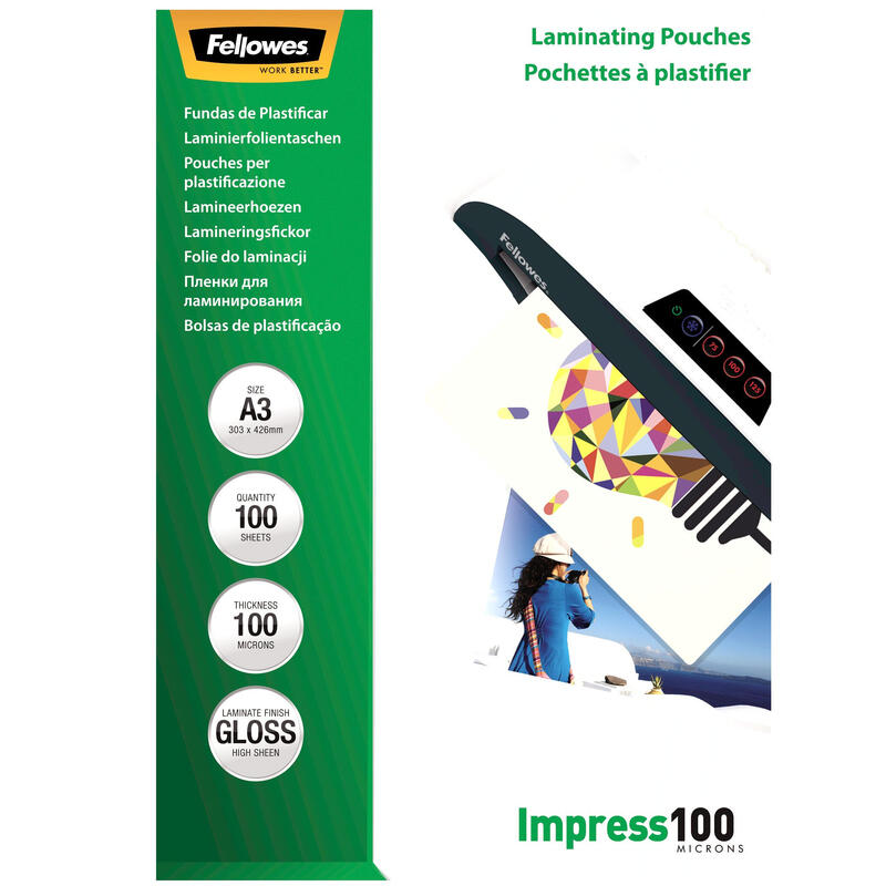 fellowes-laminierfolie-impress-a3-100mikron-glanzend-100p