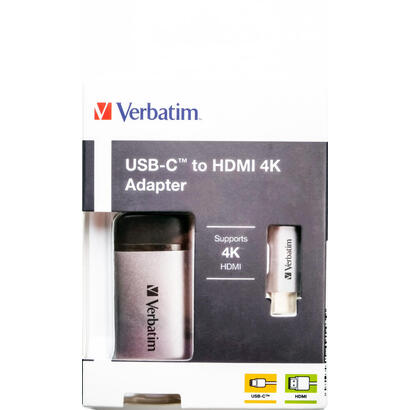 adaptador-usb-c-verbatim-hdmi-4k-usb-31-gen-1-hdmi