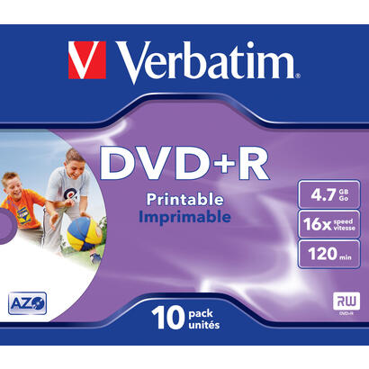 verbatim-dvdr-47gb-16x-10-pack-branded-jewel-case-superficie-wide-inkjet-printable