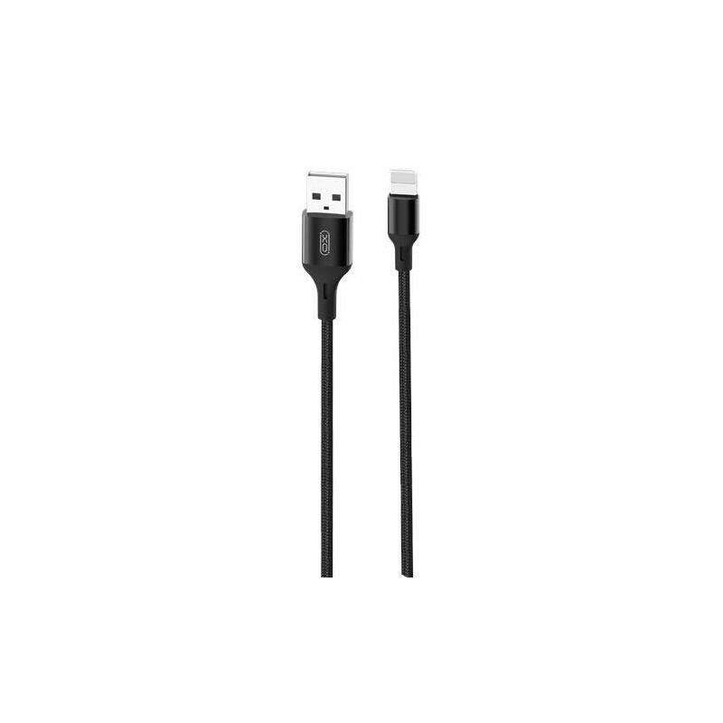 xo-cable-nb143-cordon-usb-lightning-24a-1m-color-negro