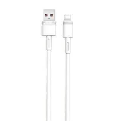 xo-cable-nbq166-carga-rapida-usb-tipo-c-5a-1m-color-blanco