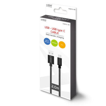 savio-cl-129-usb-usb-type-c-cable-21a-braid-2m