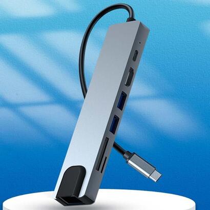 hub-usb-c-7-en-1-con-hdmi-2x-usb-30-usb-c-pd-sdtf-rj45-100-mbps