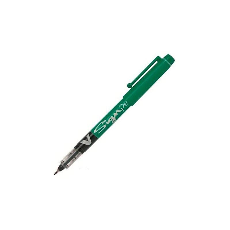 pack-de-12-unidades-pilot-vsign-pen-trazo-06mm-verde