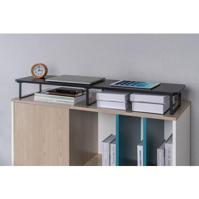 gembird-ms-table2-01-soporte-de-monitor-para-2-monitores-rectangulo-largo-negro