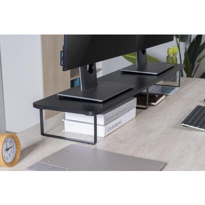 gembird-ms-table2-01-soporte-de-monitor-para-2-monitores-rectangulo-largo-negro