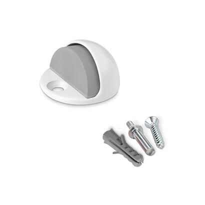 pack-de-5-unidades-tope-puerta-metalico-con-tornillo-blanco-blister-inofix