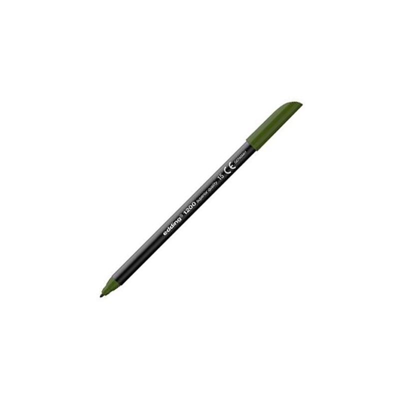 pack-de-5-unidades-edding-rotulador-punta-de-fibra-1200-verde-oliva