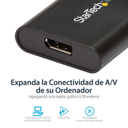 startechcom-adaptador-grafico-usb-30-a-displayport-adaptador-de-video-externo-usb-a-displayport-usb-a-dp-4k-30hz