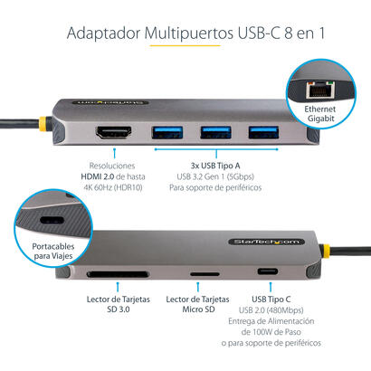 usb-c-multiport-adapter-4k-60hzaccs-hdmi-video5gbps-usb-hub100w-pd