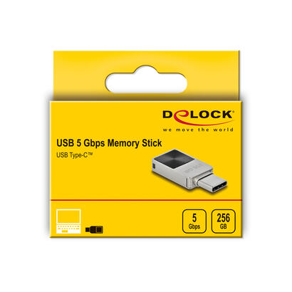 delock-54009-mini-usb-5-gbps-lapiz-de-memoria-usb-c-256-gb-carcasa-de-metal