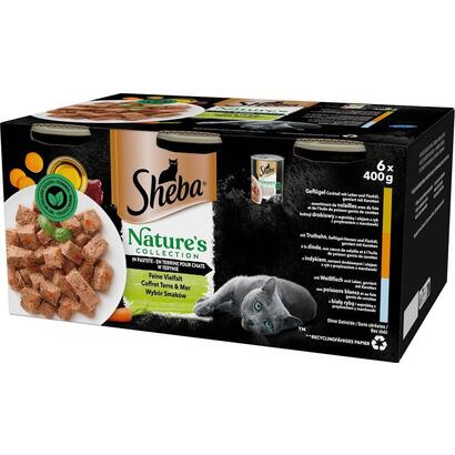 comida-humeda-para-gatos-sheba-kit-sabores-variados-6x400g