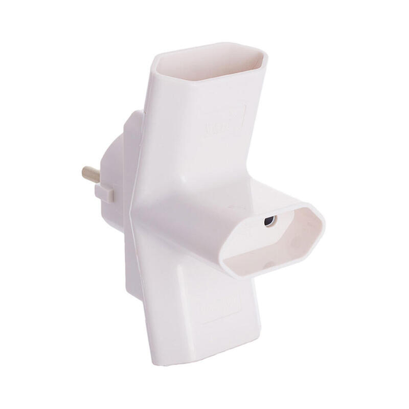 clavija-triple-bipolar-16a-250v-entrada-schuko-salida-europlug-4mm-3680w-blanca