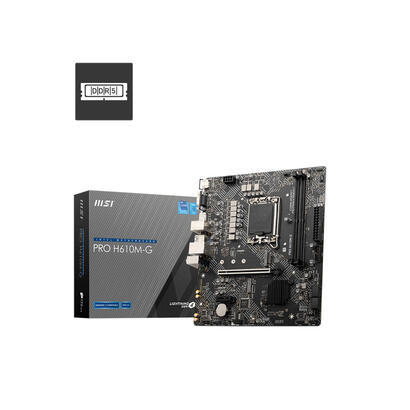 placa-base-placa-base-msi-1700-pro-h610m-g-ddr5-m-atx-2xddr4-4xsata6