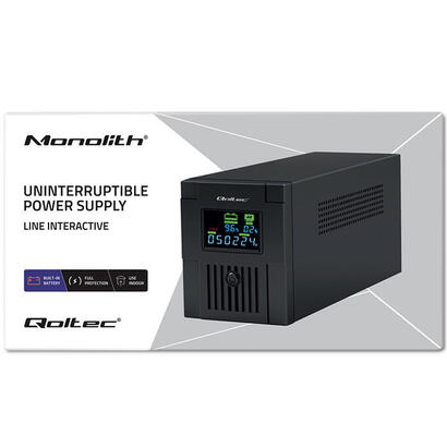 qoltec-53770-uninterruptible-power-supply-line-interactive-monolith-1500va-900w-lcd-usb