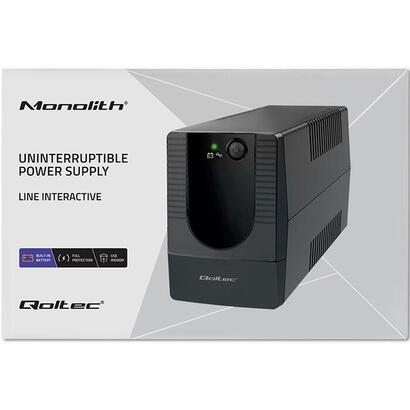 qoltec-53774-uninterruptible-power-supply-line-interactive-monolith-1000va-600w