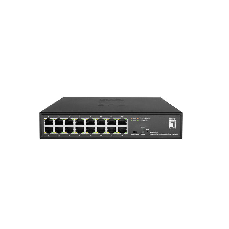 switch-levelone-ges-2216-gestionado-l2-gigabit-ethernet-101001000-negro