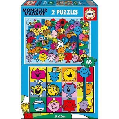 monsieur-madame-puzzle-doble-2x48-piezas