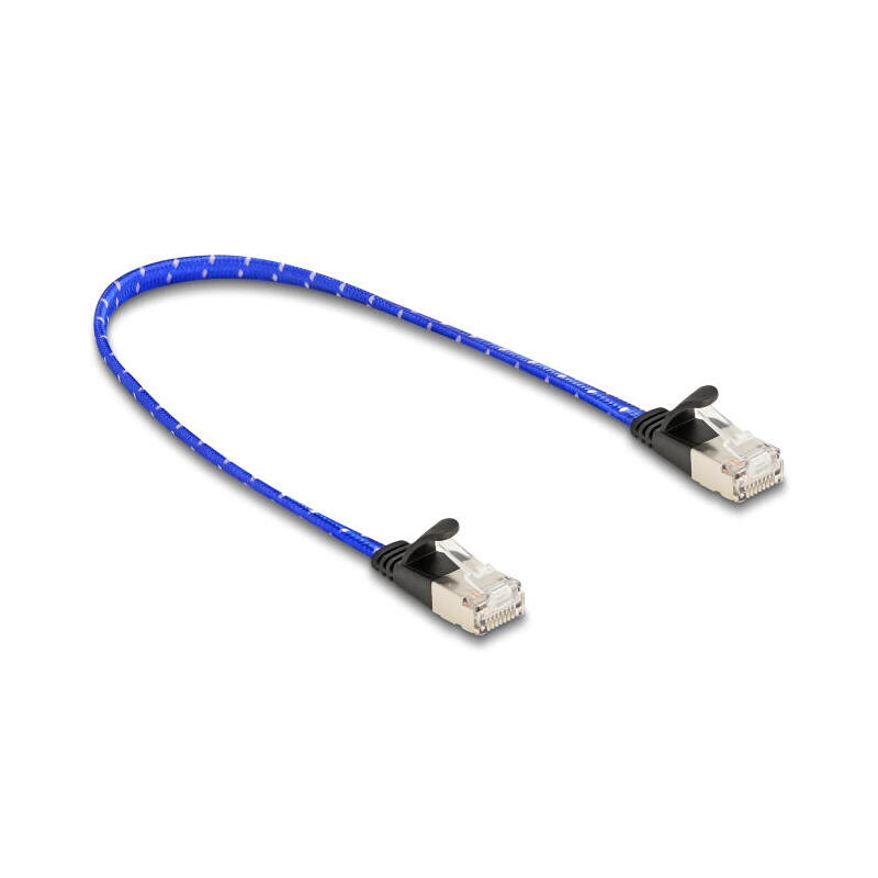 delock-rj45-cable-de-red-plano-trenzado-cat6a-uftp-03-m-azul