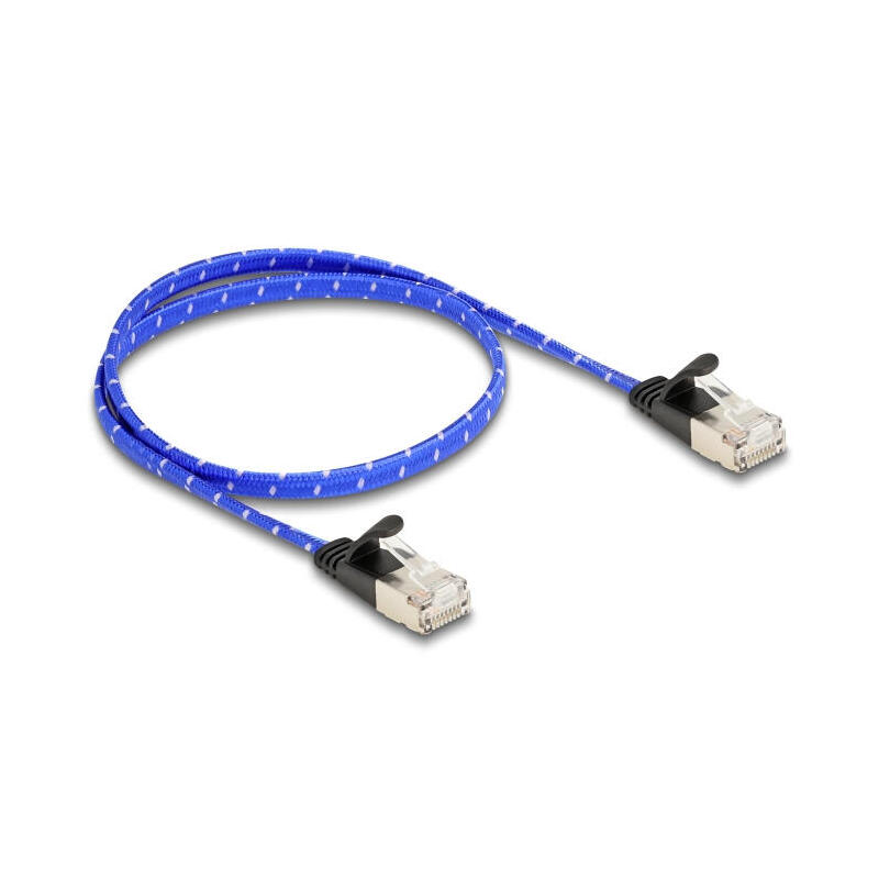 delock-rj45-cable-de-red-plano-trenzado-cat6a-uftp-05-m-azul