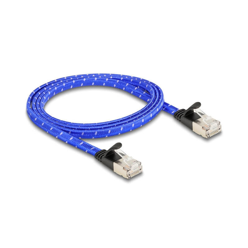 delock-rj45-cable-de-red-plano-trenzado-cat6a-uftp-1-m-azul