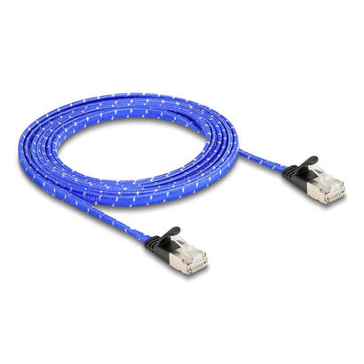 delock-rj45-cable-de-red-plano-trenzado-cat6a-uftp-2-m-azul
