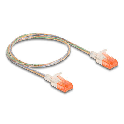 delock-rj45-cable-de-red-cat6a-uutp-slim-05-m-transparente