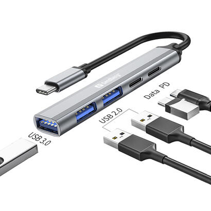 sandberg-usb-c-to-3xusb-a2xusb-c-saver